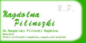 magdolna pilinszki business card